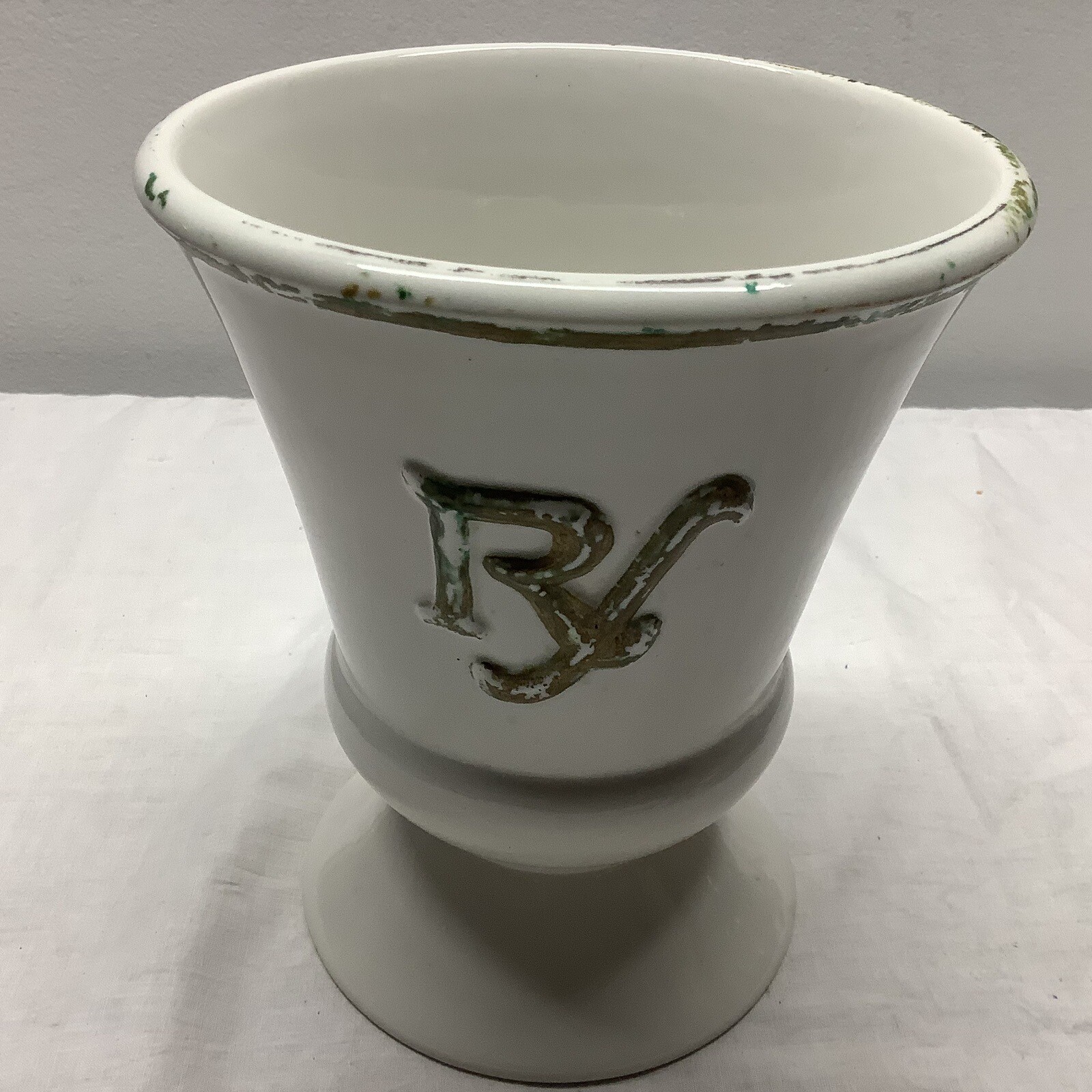 Pharmacist Mortar RX Apothecary Compounding Prescriptions Healing Pre Owned