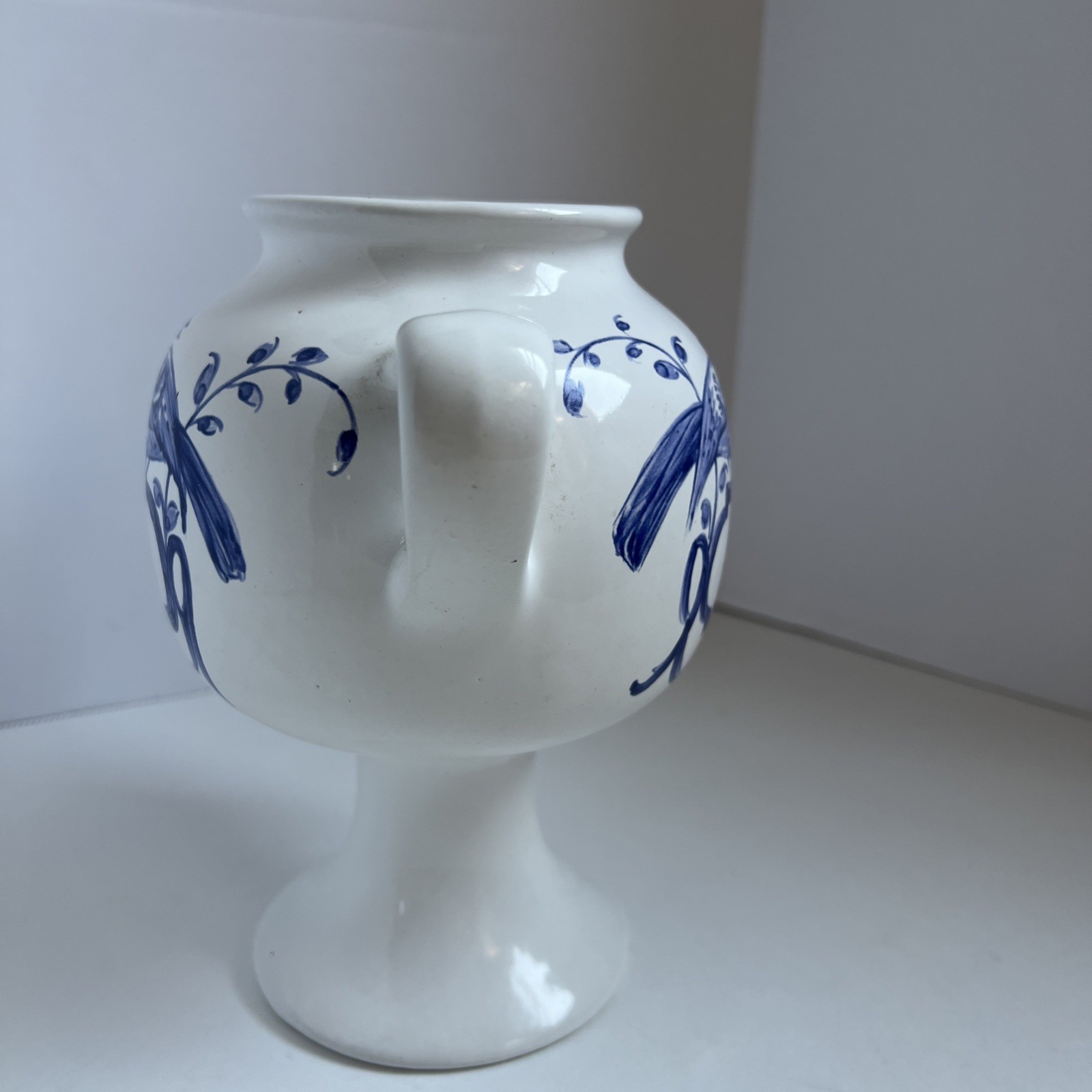 1989 APOTHECARY JAR ~SYR ROSAR SOL~ REPRODUCTION by LILLY PORTUGAL 7.5”