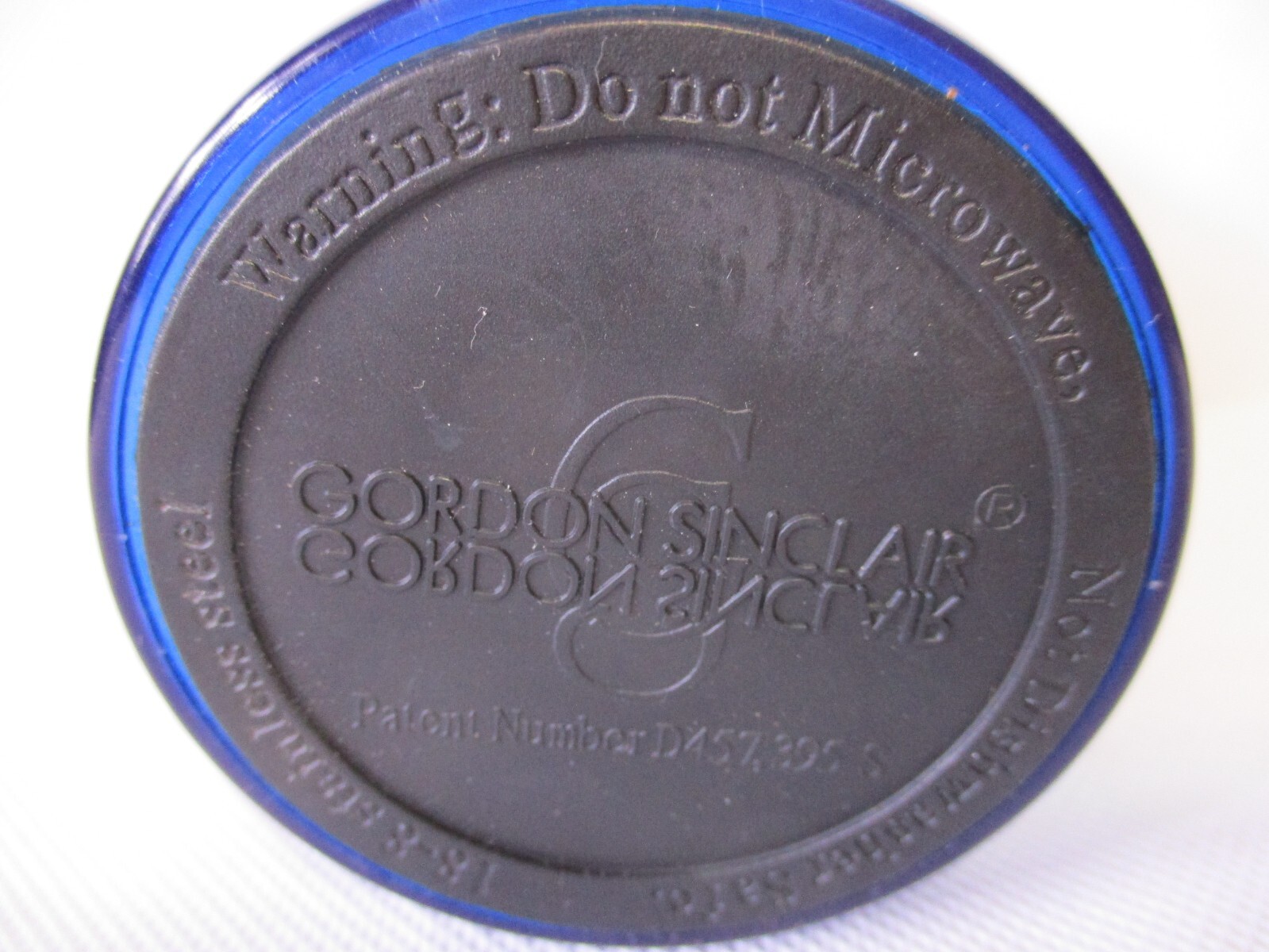 Cozaar Hyzaar Blue Coffee Travel Mug Pharmaceutical Drug Rep Promo Advertisement