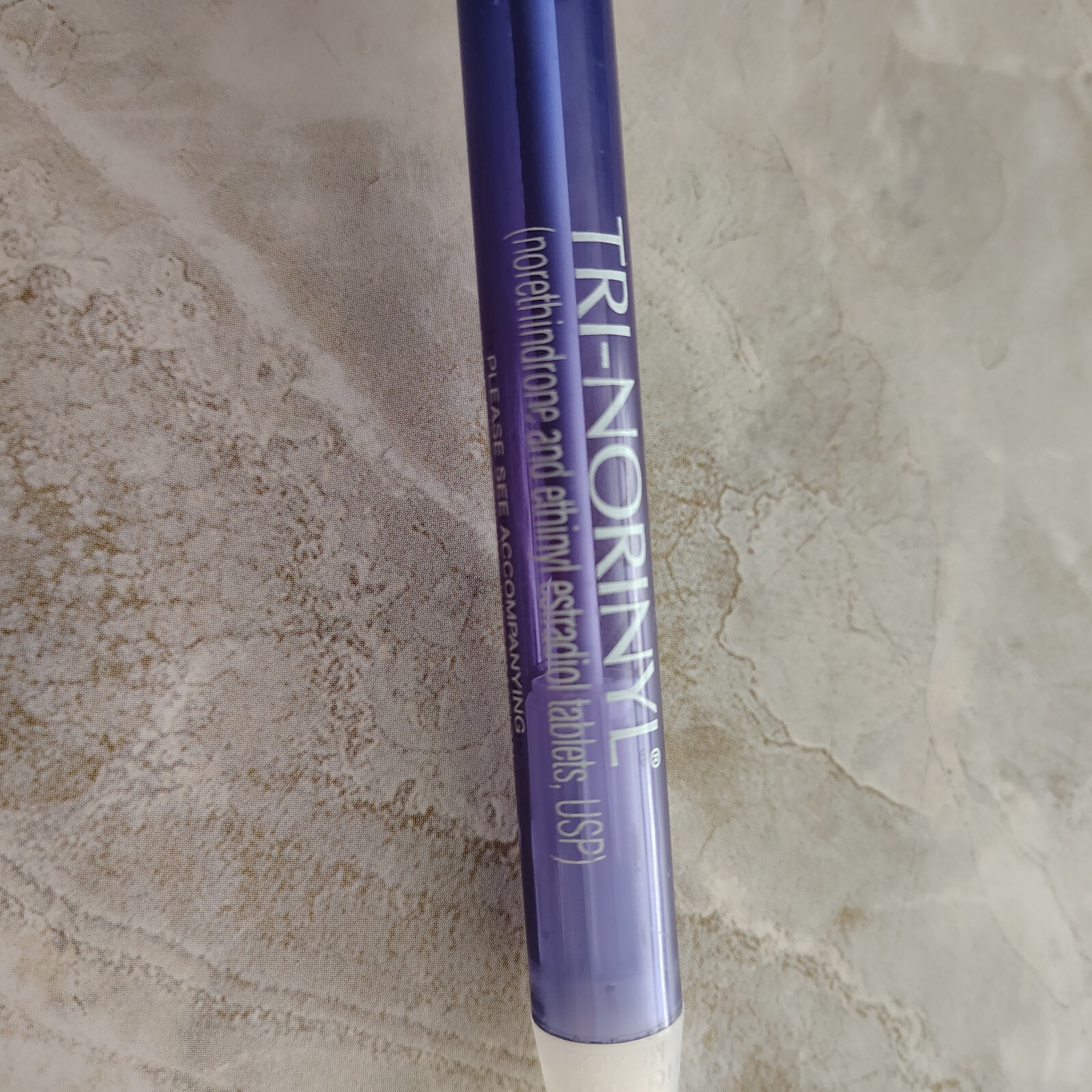 HTF Tri-Norinyl Pharmaceutical Drug Rep Pen Promo Ultra Rare Purple White