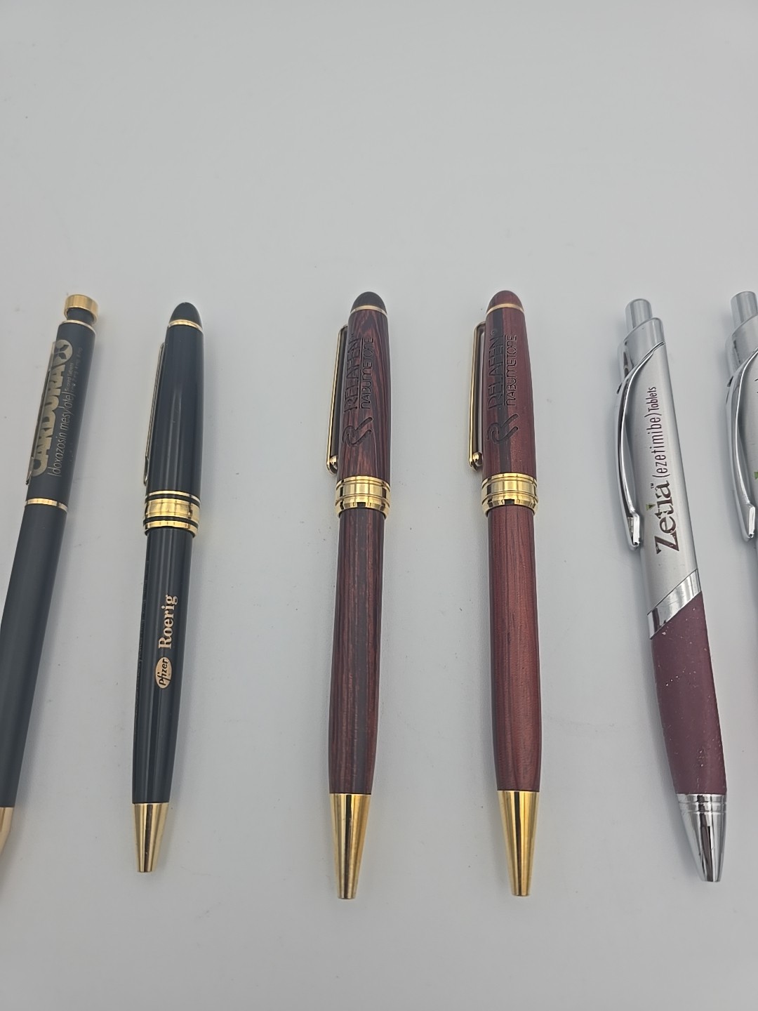 Cardura Pfizer, Zetia, Relafen Nabumetone Lot 7 Heavy Metal Drug Rep Pens Pharma