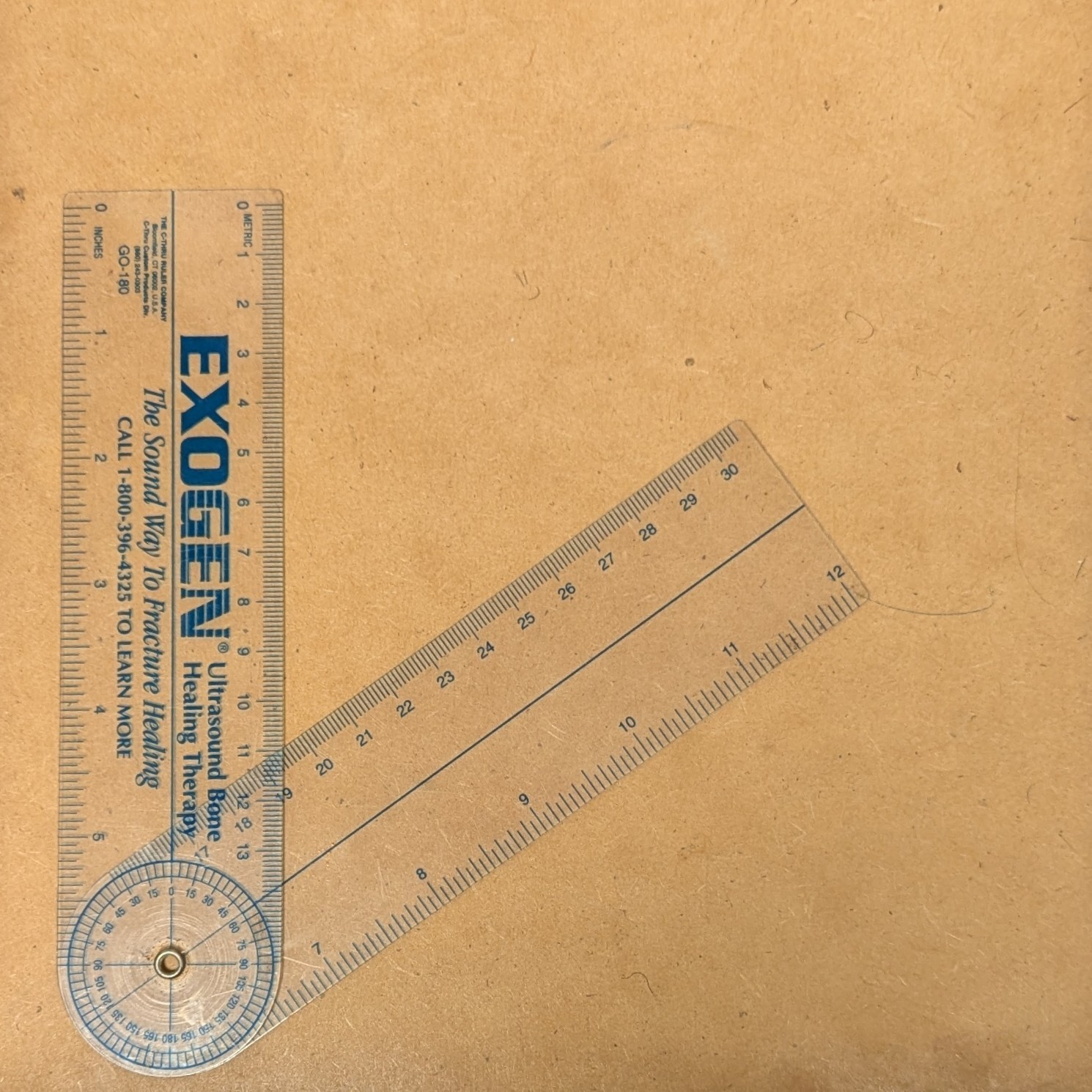 Drug Rep Pharmaceutical Promo Exogen Advertising Angle Measurement Ruler