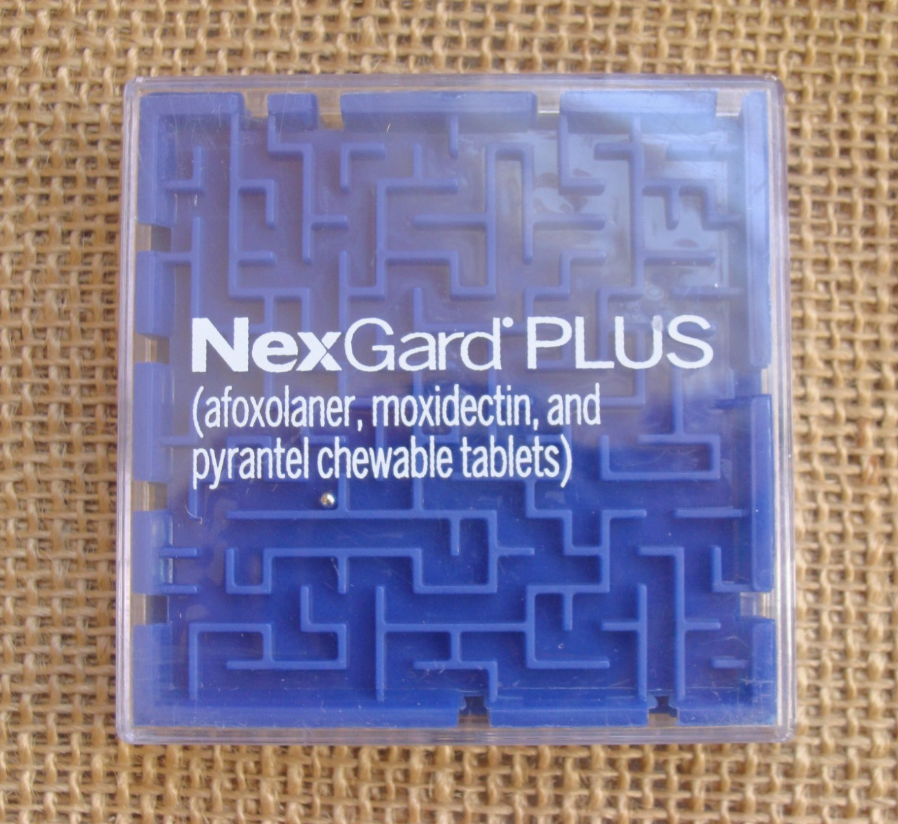 Nexgard Plus maze toy pharmaceutical promotional material – 2 5/8″