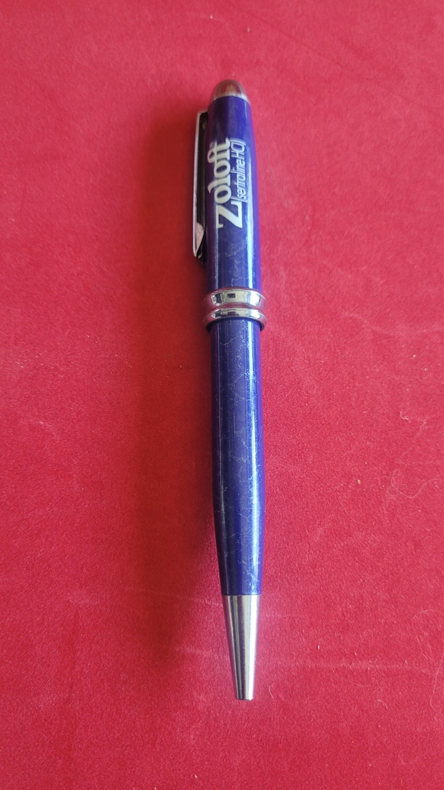 Zoloft Pen Lot Of 3 Metal Drug Rep Pharmaceutical Promo Advertising Read
