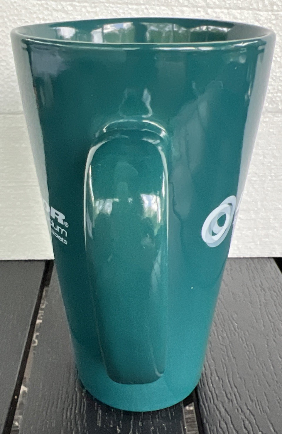 Tall Teal Lipitor Mug Cup Drug Rep Pharmaceutical Promo Medical Advertising 16oz