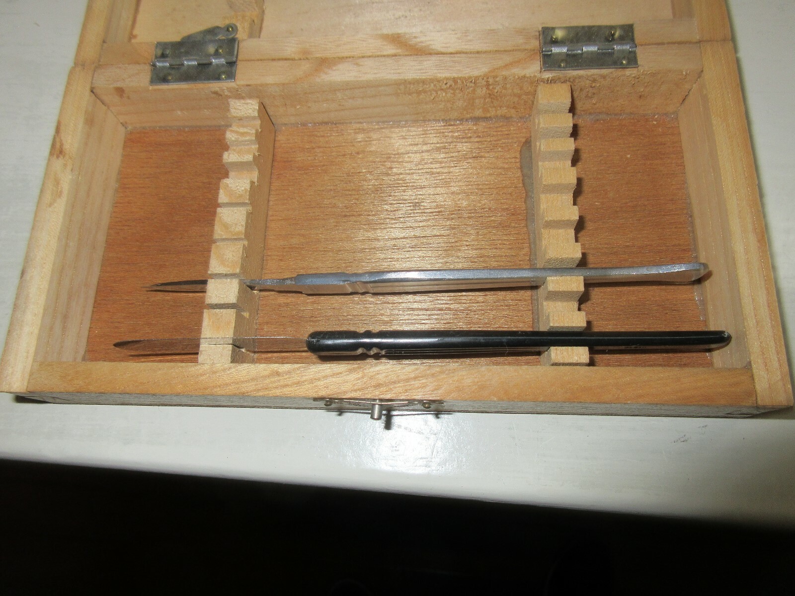 Rx , Pharmacy , Wood Dissecting Kit , Vintage , Incomplete