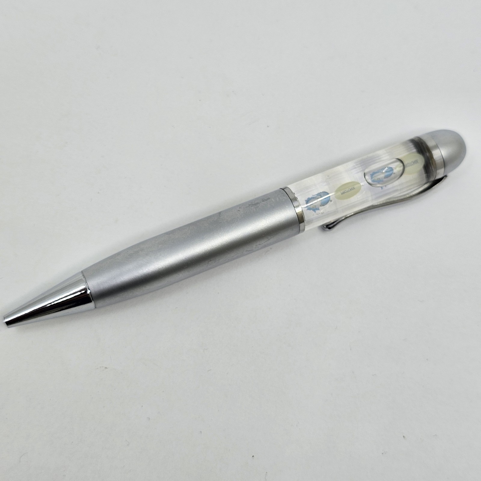 PROTONIX Floating Medical Drug Rep Pen / Pharmaceutical Heavy Metal Pen Blue Cat