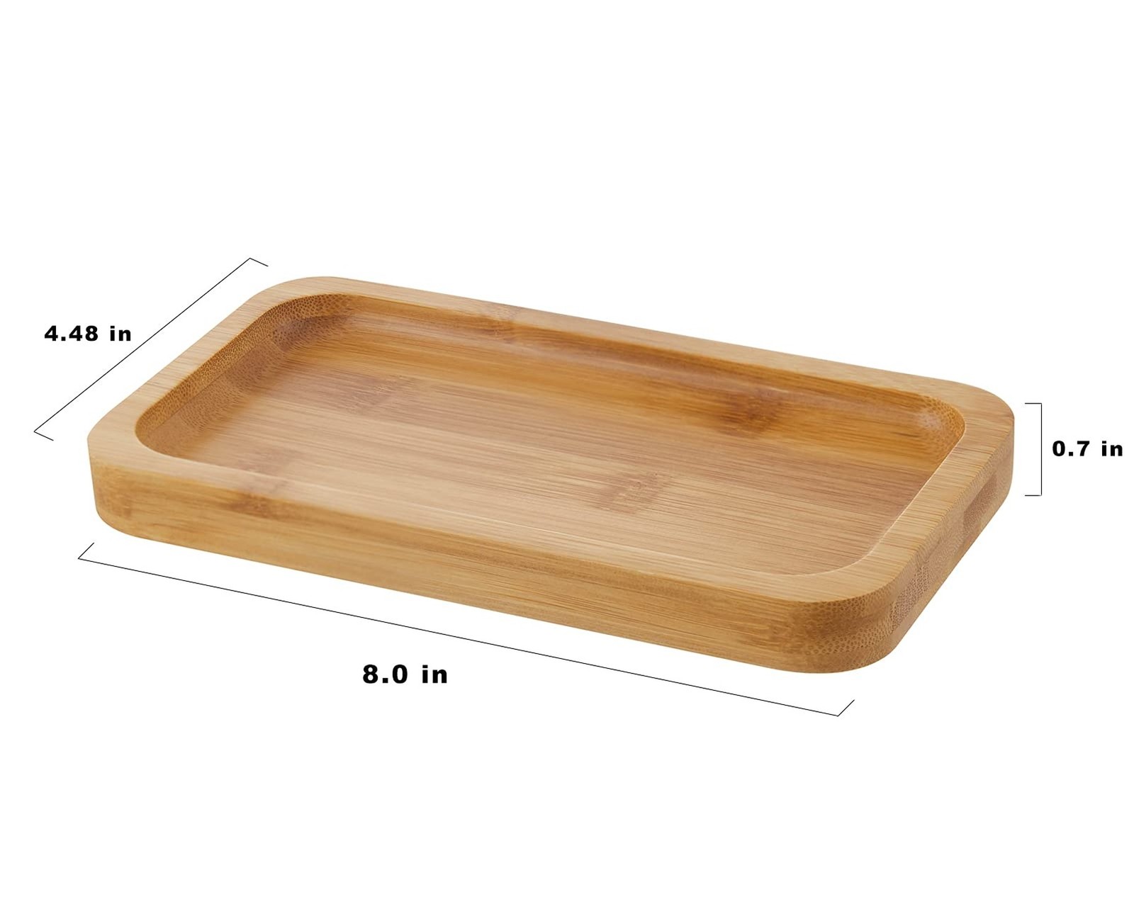 INIUNIK Glass Qtip Holder with Vanity Tray, Apothecary Jars Bathroom Accessor…