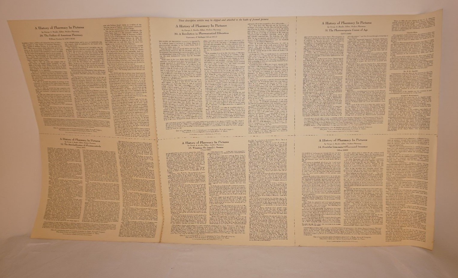 A HISTORY OF PHARMACY IN PICTURES