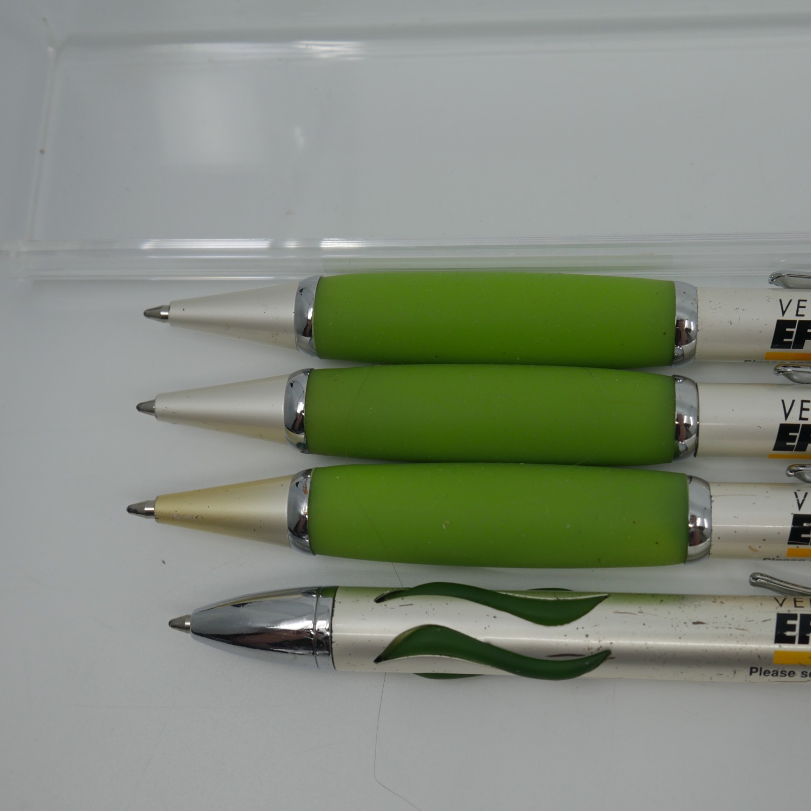 Lot of 4 EFFEXOR Drug Rep Pharmaceutical Advertising Pen Metal heavy