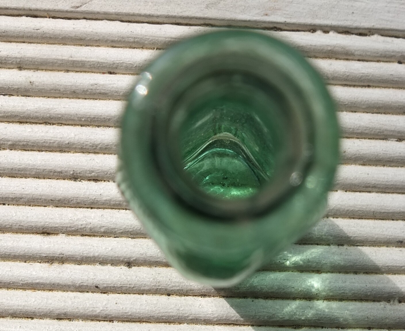 Vintage Green Glass Small Pharmaceutical Bootle