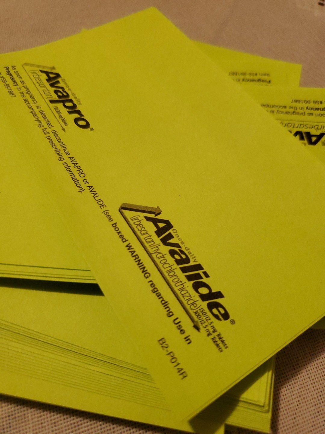 VTG Pharmaceutical Post-it Note Lot Avapro Regranex Demadex Ortho Drug Rep Swag