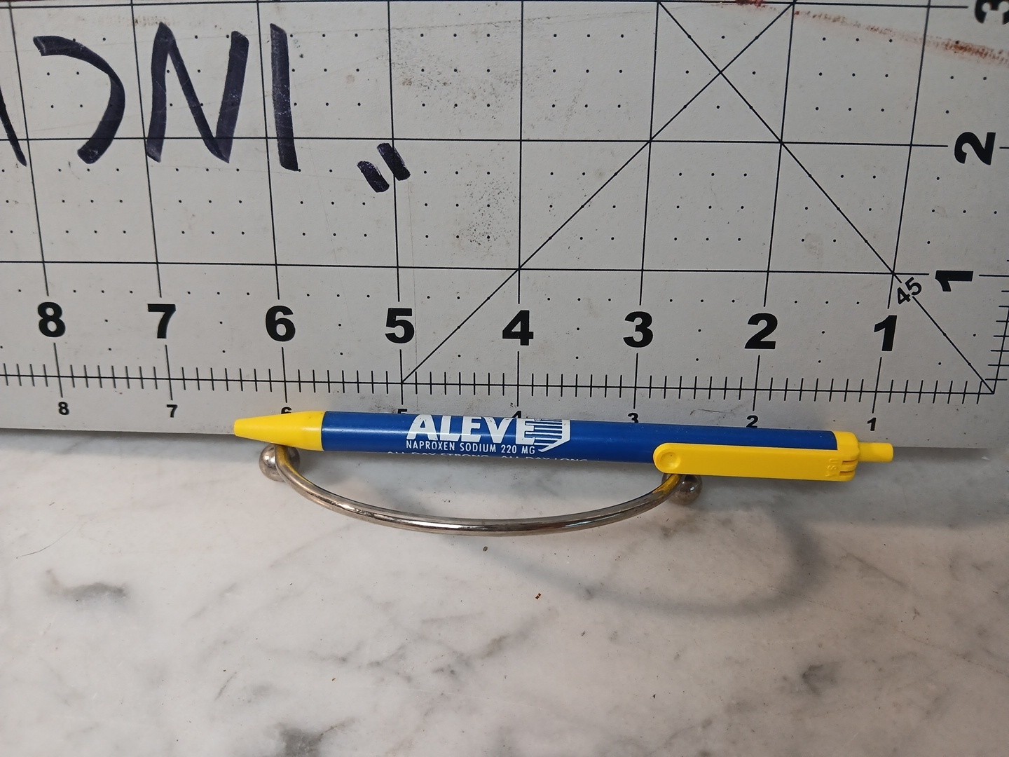 Vintage 90s Aleve Pharmaceutical Drug Representative Ink Pen