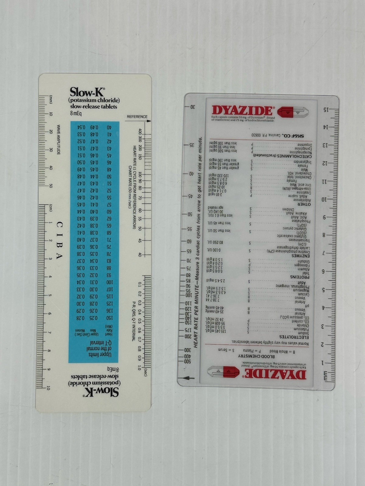 VINTAGE LOT OF PHARMACEUTICAL PROMOTIONAL TOOLS CHARTS GRAPHS COLLECTIBLES