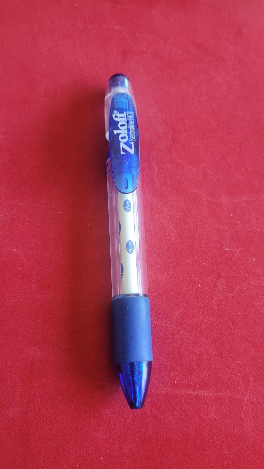 Zoloft Pen Lot Of 3 Metal Drug Rep Pharmaceutical Promo Advertising Read