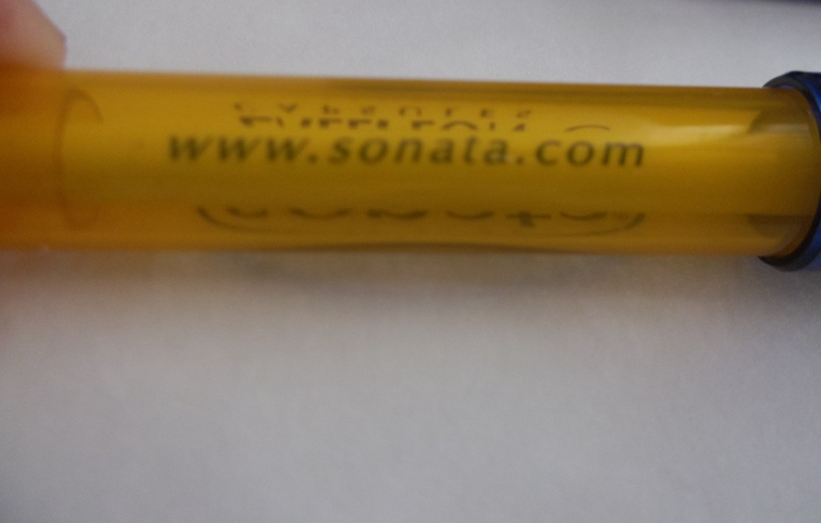 SONATA Pharmaceutical Promo Pen – Plastic – Large Cap & Clip – Lot of 5