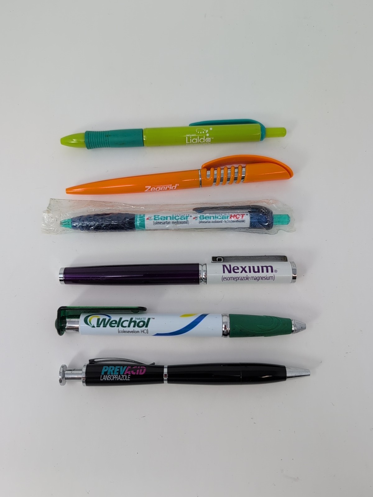 Assorted PENS Drug Rep Pharmaceutical Promo Lot of 6 (Lot 3)