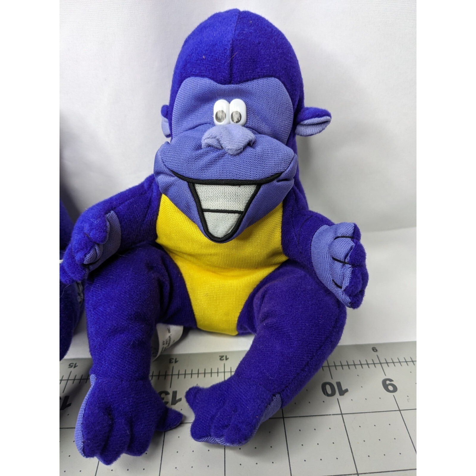 Purple Plush Gorilla Drug Rep Pharma Lot of 2 Stuffed Animal Toy