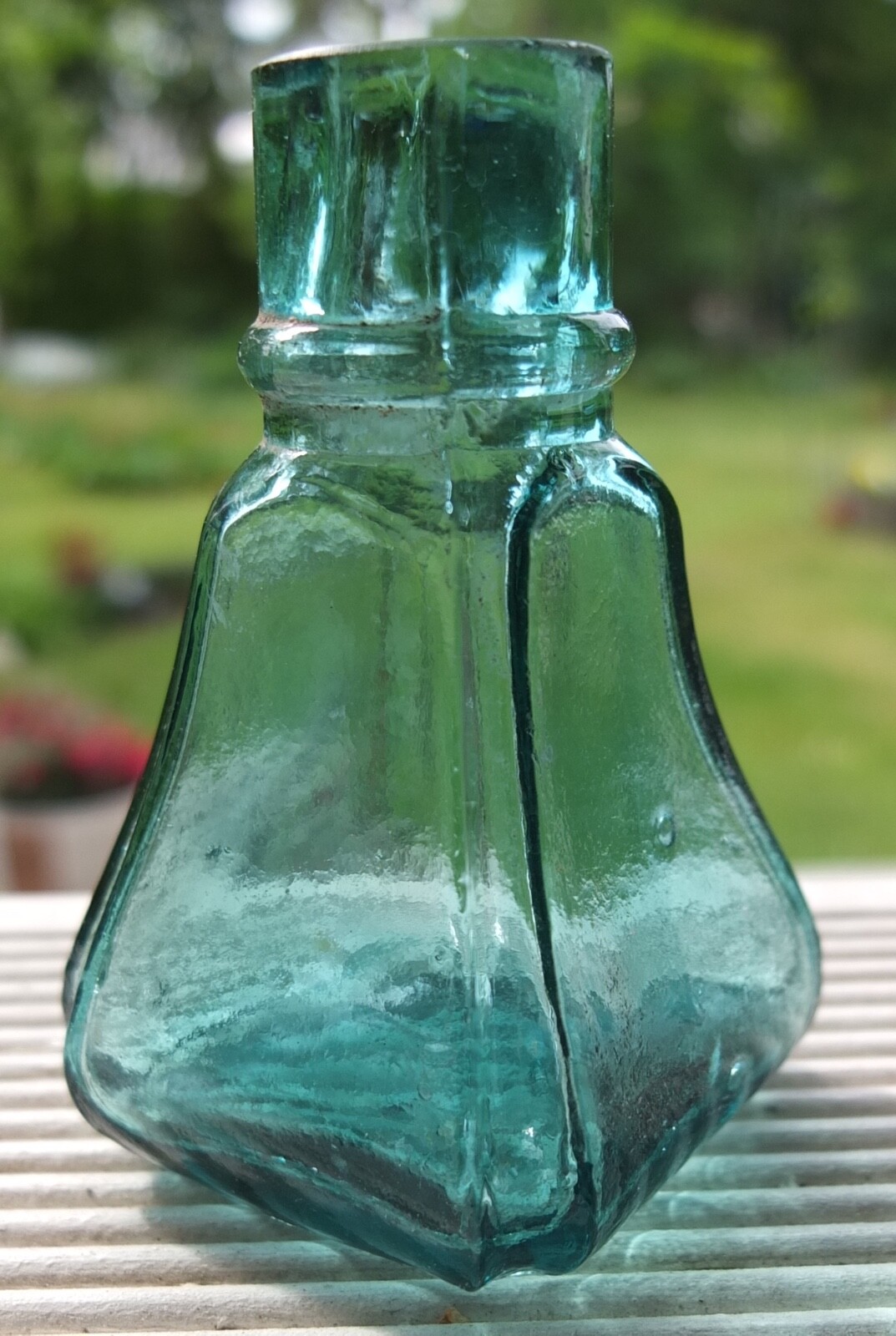 Vintage Pharmaceutical Bootle Green Glass # 3