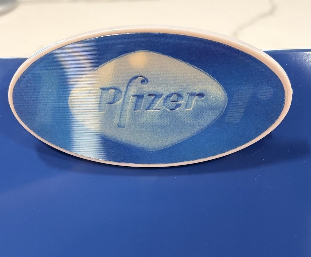 Pfizer VIAGRA/Detrol LA Pharmaceutical Drug Rep Advertising 2-Sided Clipboard