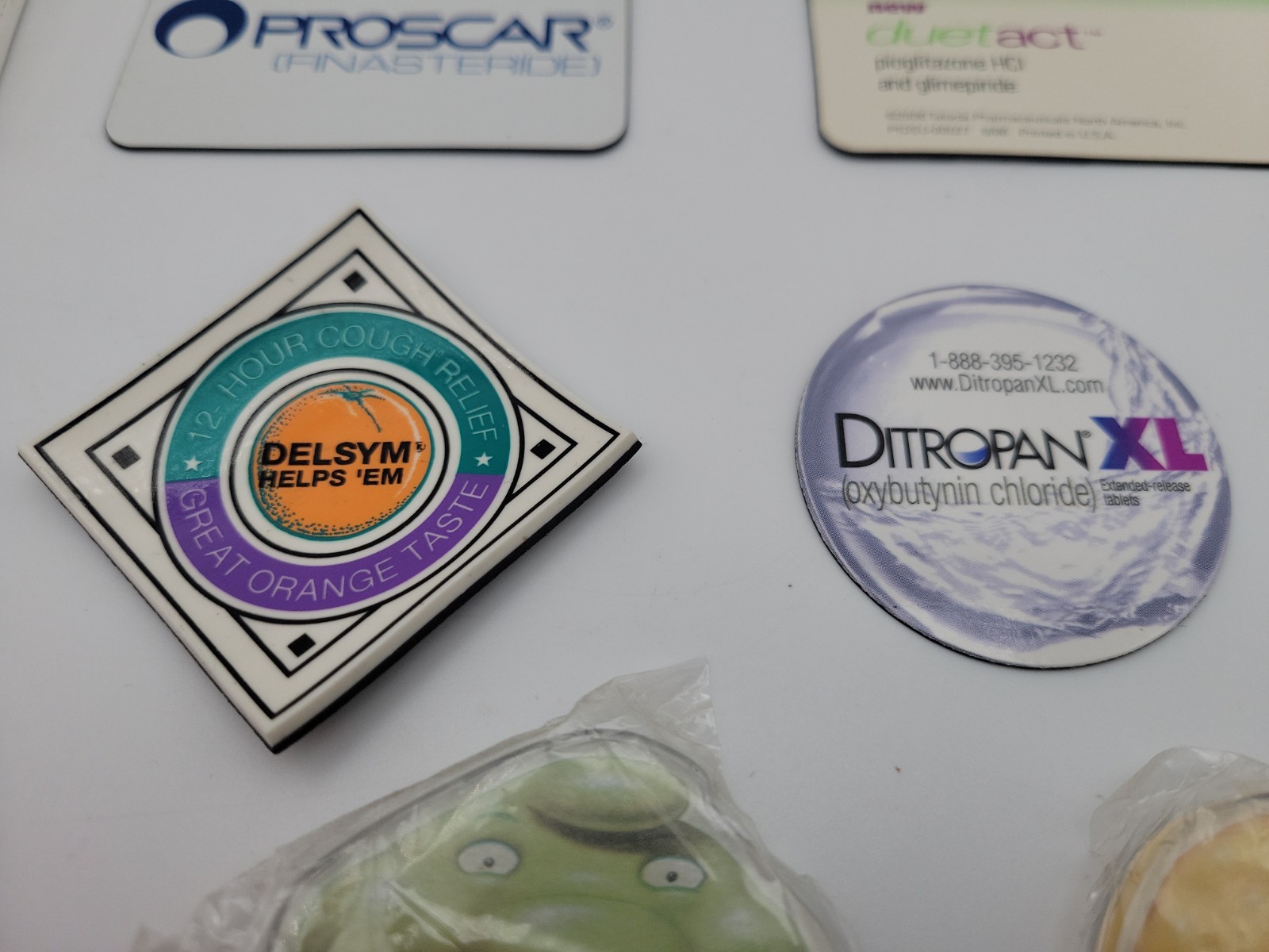 Vintage Pharmaceutical Promos Januvia Prevacid Zantac Delsym Unasyn Pharma Swag