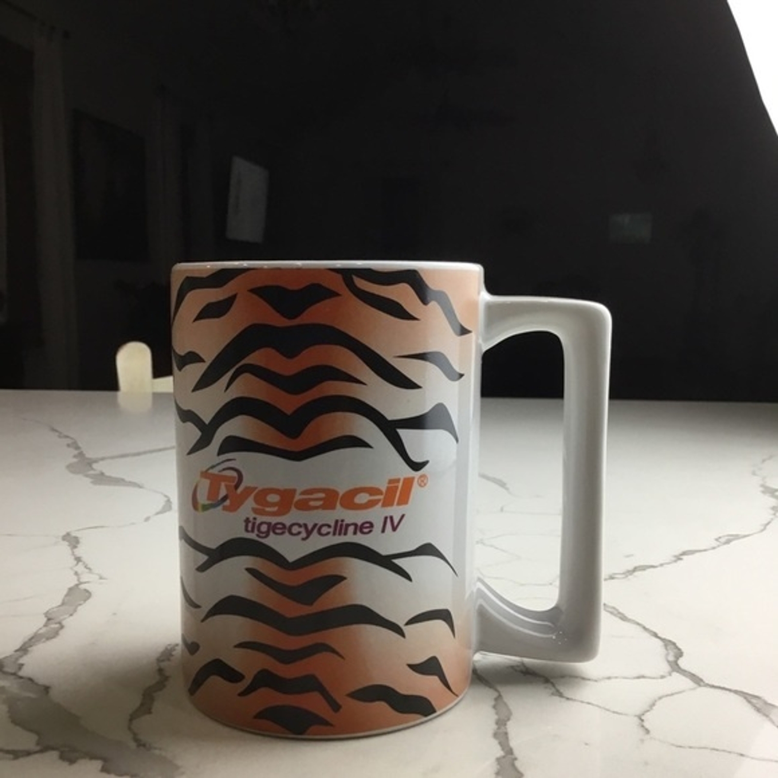 Tygacil Pharmaceuticals Drug Rep Ceramic Coffee Mug Cup Collectable 14 Oz