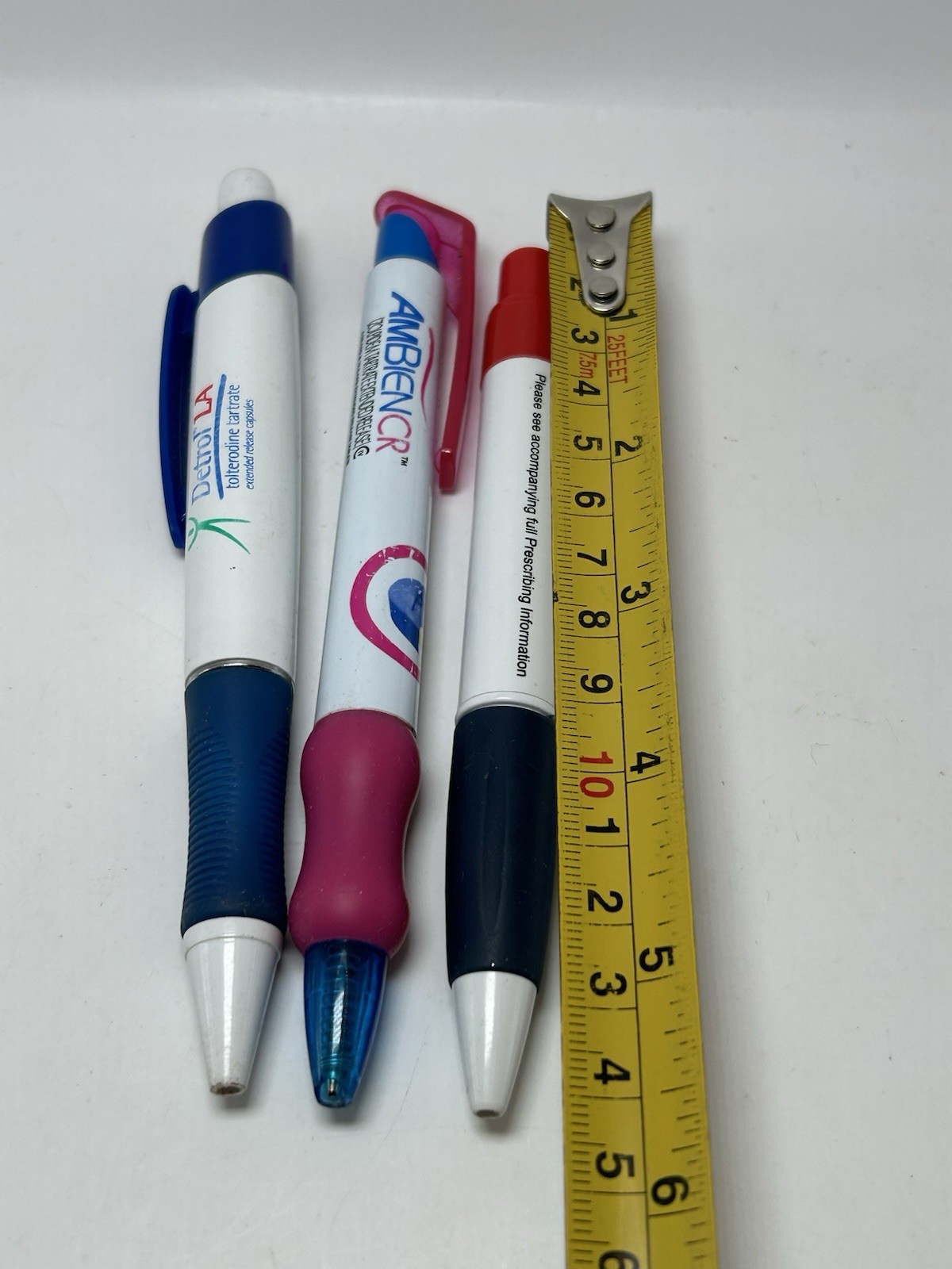 Pharmaceutical Drug Rep Pen Lot – Ambien CR, Exforge, Detroit LA, Medical Pen