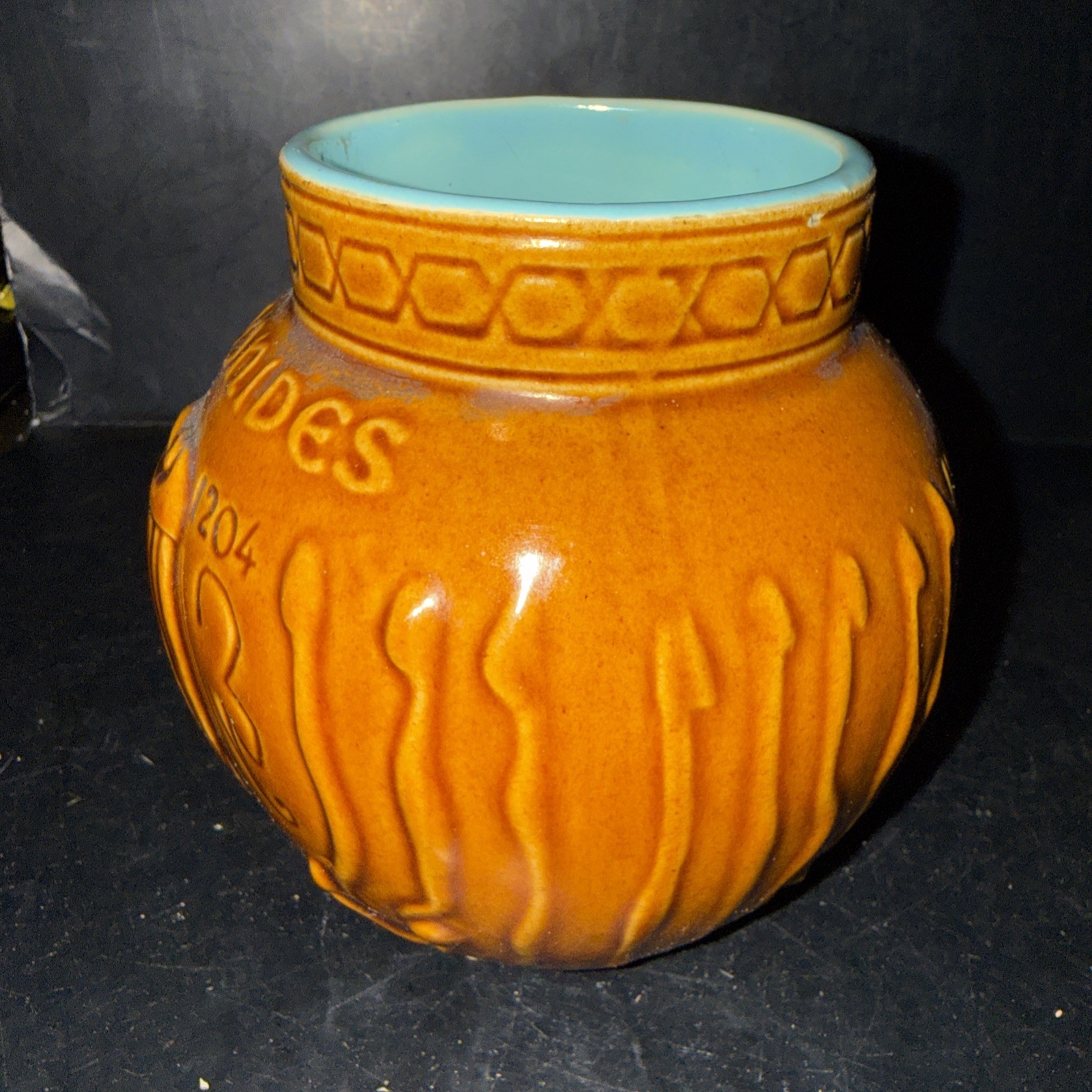 Vintage Ceramic Schering Coricidin Secundum Artem Maimonides Pharma RX 5.5”