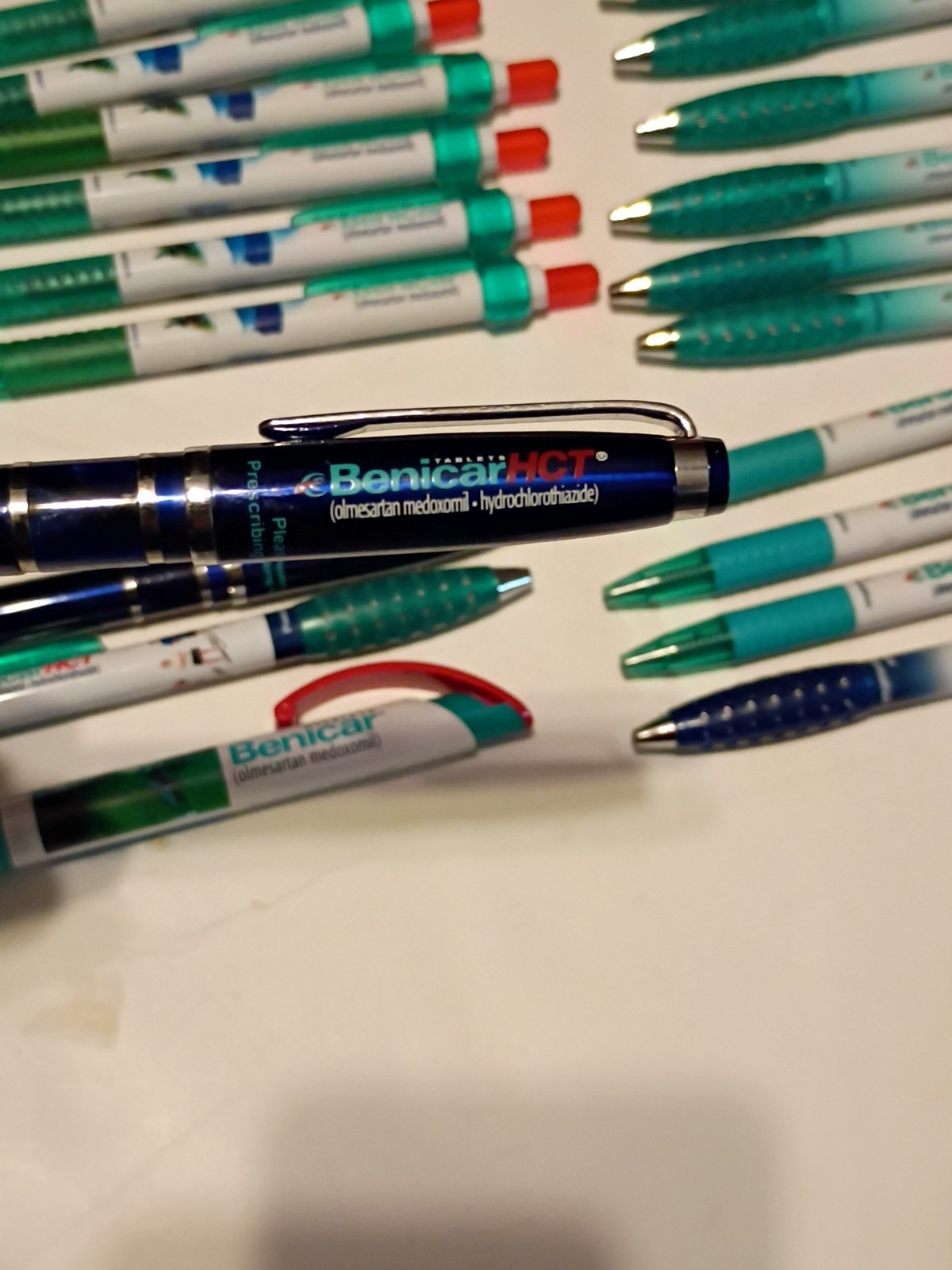 Benicar HCT Tablet Promo Pharmacy Drug Rep Mixed Variety Pen Lot of 21