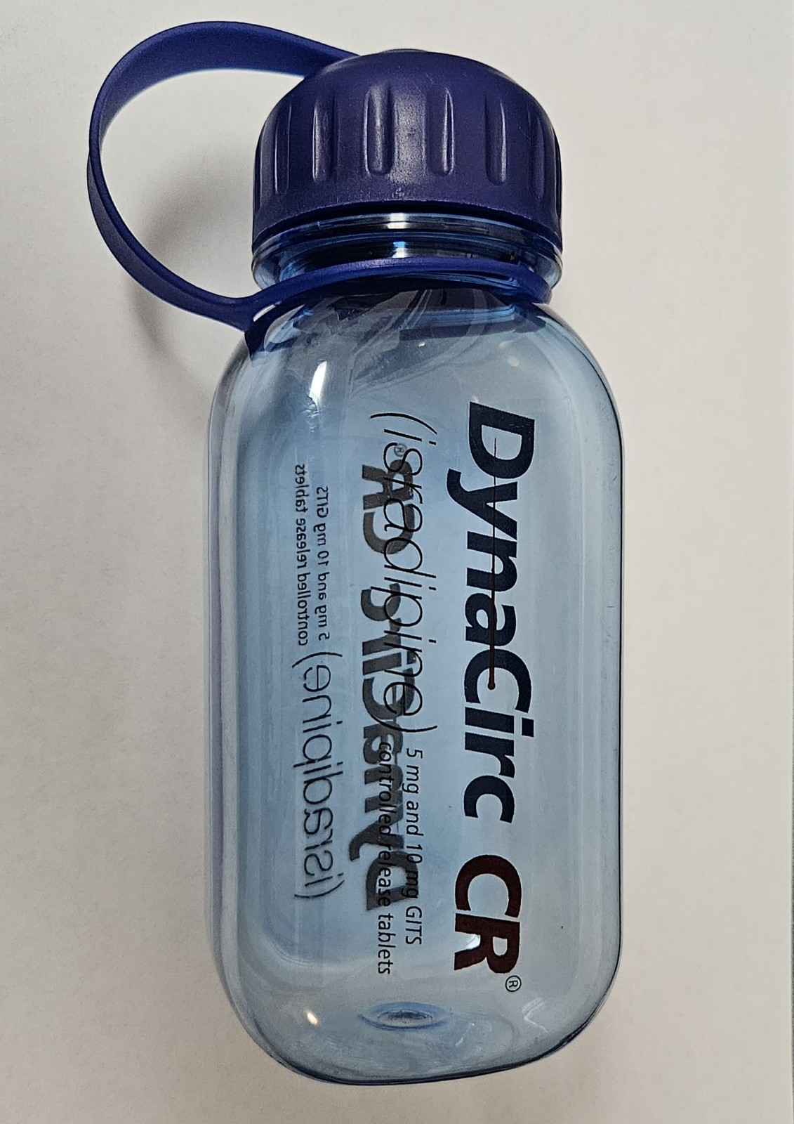 DynaCirc CR Pharmaceutical Promo Screw Top Water Bottle, “Drug Rep Swag”