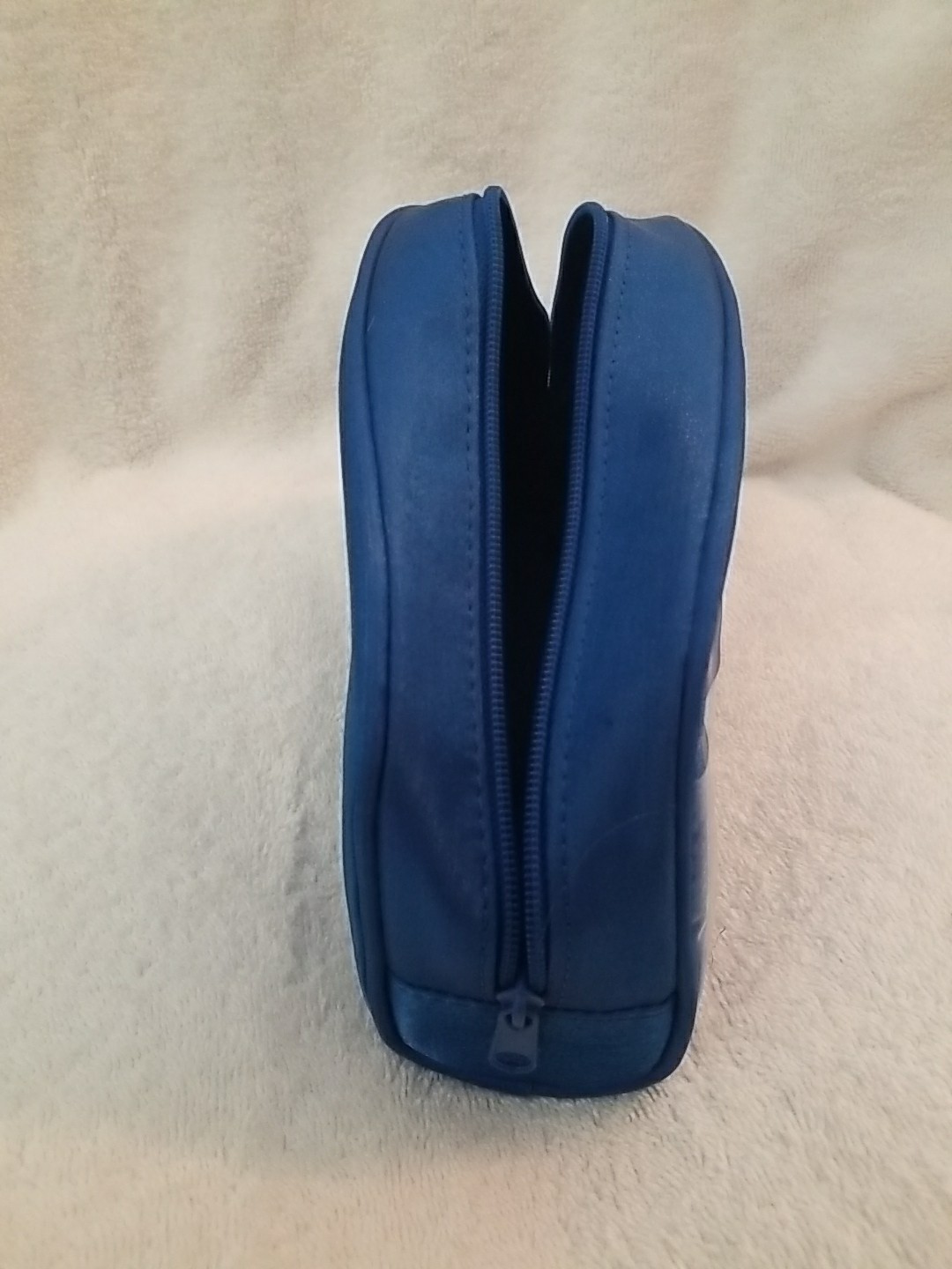 Pharmaceutical Drug Rep Restasis Advertising Blue Zip Dome Travel Pouch Bag