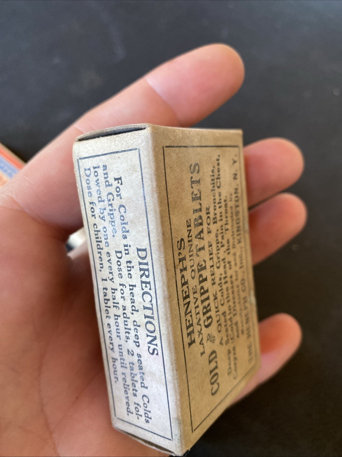 Henephs Cold Grippe Tablet Kieffers Liver Pills Milk Magnesia MA-LE-NA HUMPHREYS