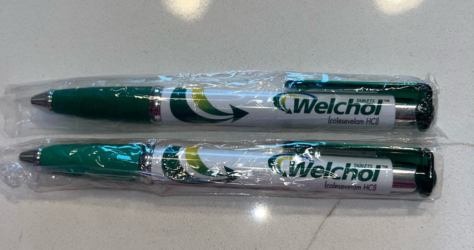 Drug Rep WELCHOL Collectible Pens x 2 Lot New