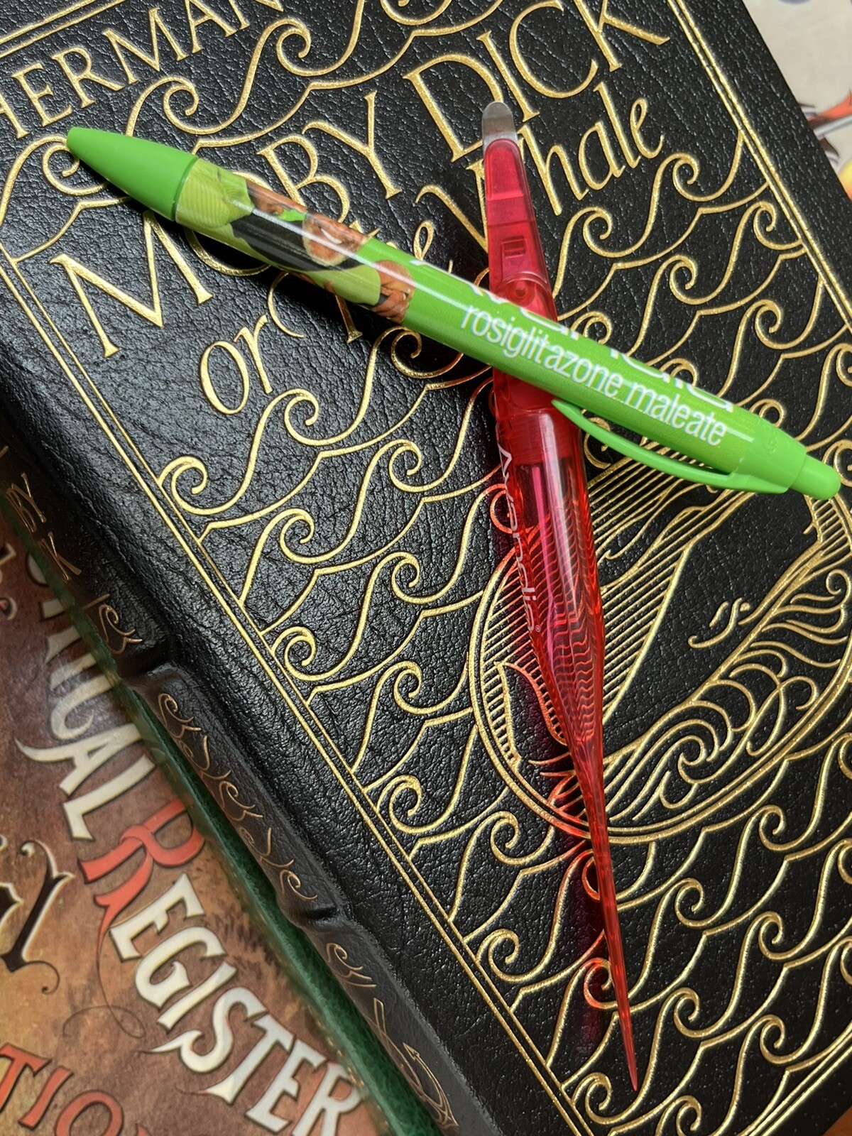 Collectible AVANDIA pharmaceutical Drug Rep pen and Staple Remover