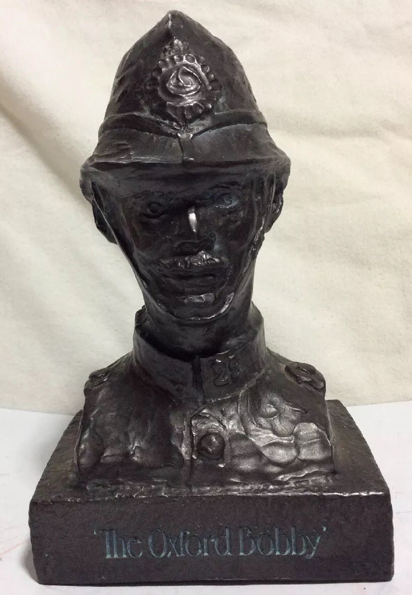 Vintage The Oxford Bobby Bust Statue Bristol Laboratories 1977 Tegopen Syracuse