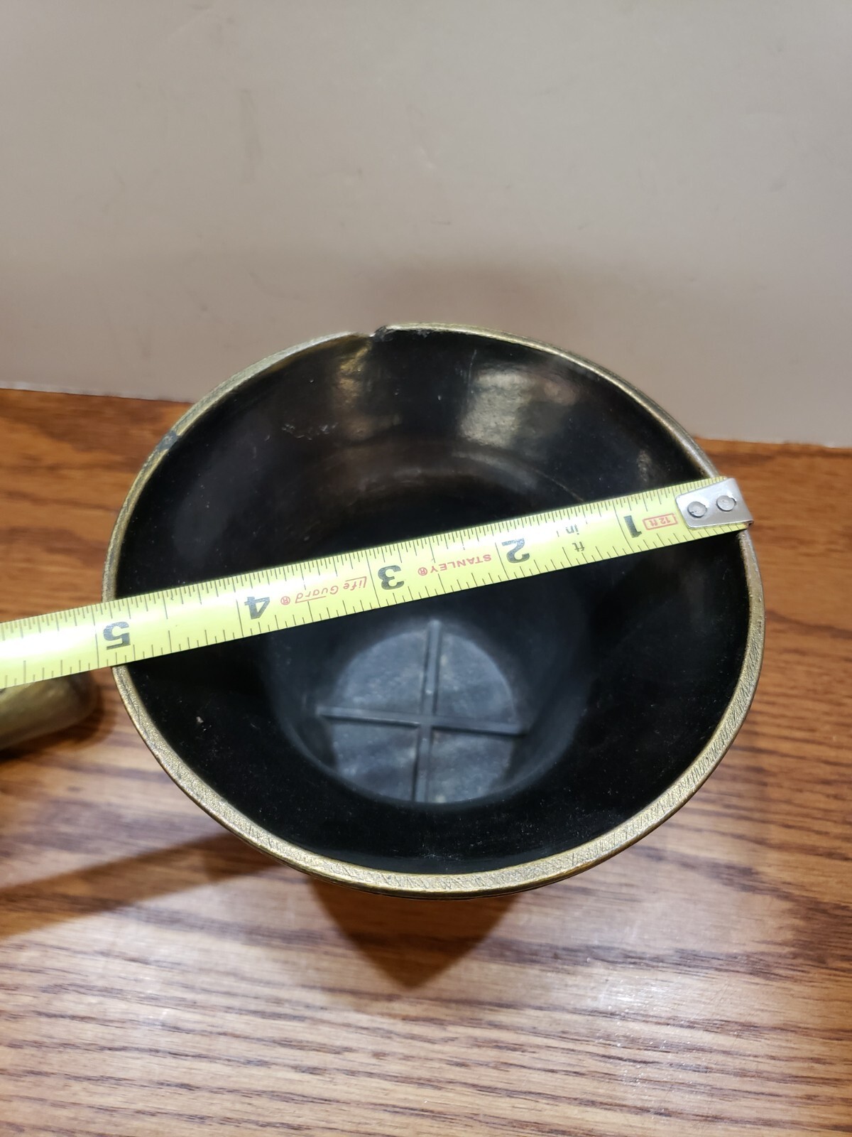 vintage 1976 Schering metal Mortar and Pestle 14th Edition Bicentennial
