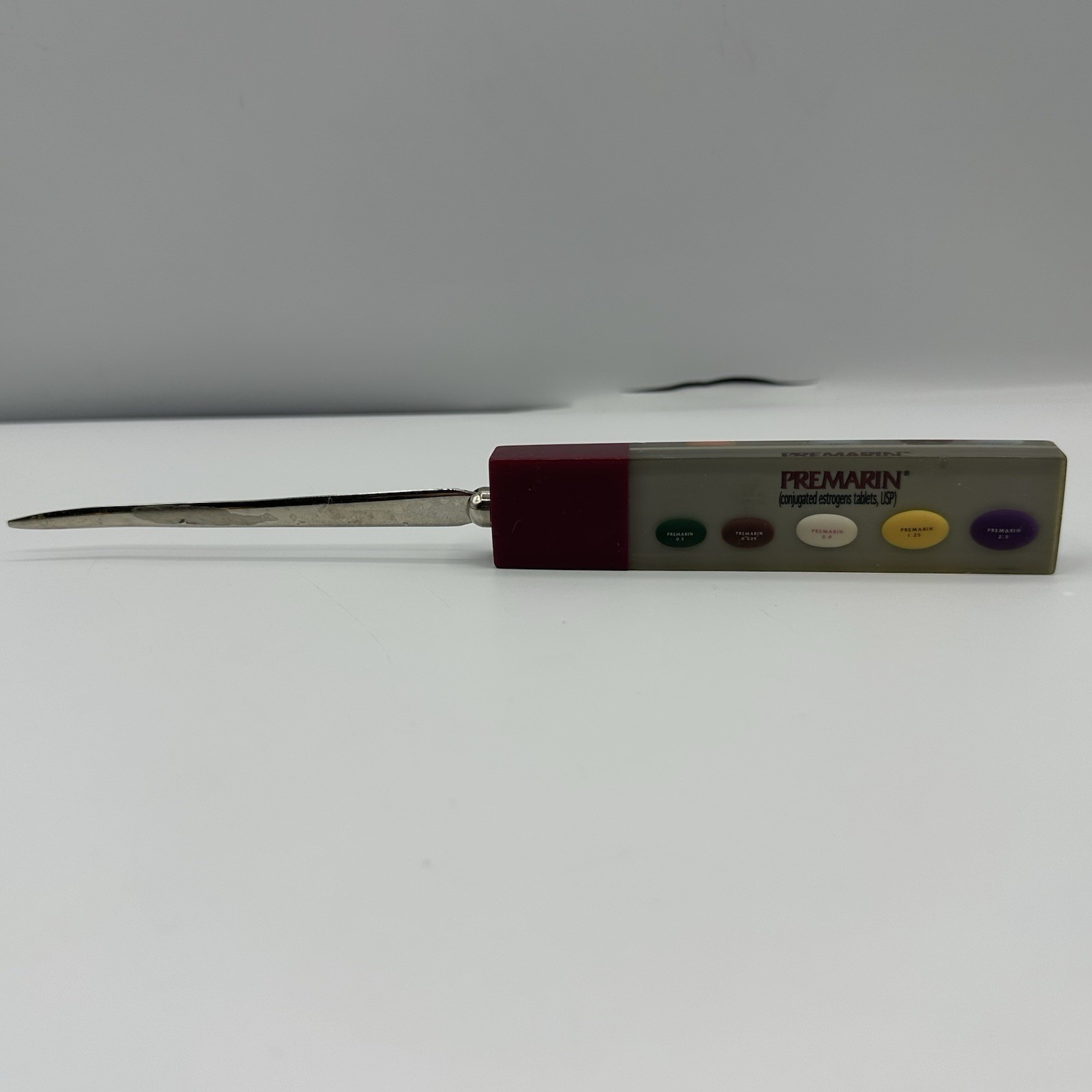 VTG Premarin Letter Opener Drug Advertising Pharmaceutical Promo Prempro
