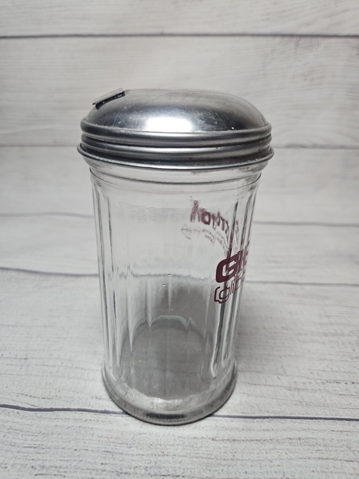 Vintage GLUCOTROL Glass Sugar Container Promotional Item – Glipizide – 1990s