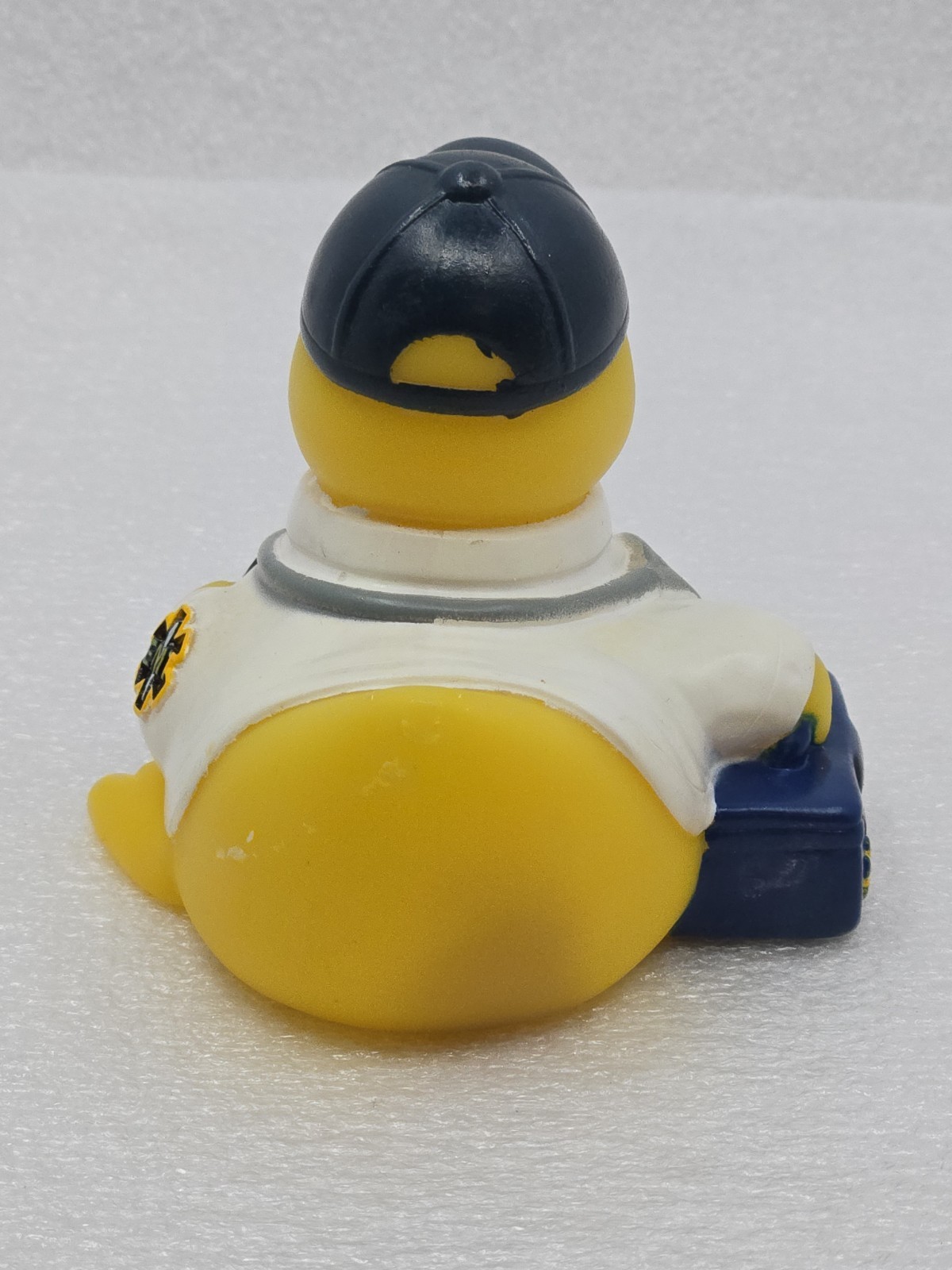Pharmaceutical Healthcare Promotional Novelty Vinyl Yellow Ducks Lot Of 4 RARE