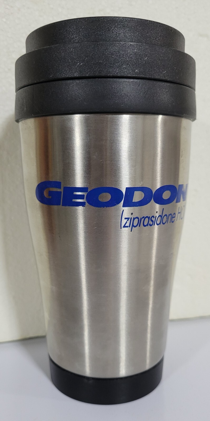 Geodon Travel Tumbler Cup Stainless Steel Insulated w/ Lid Pharmaceutical Promo