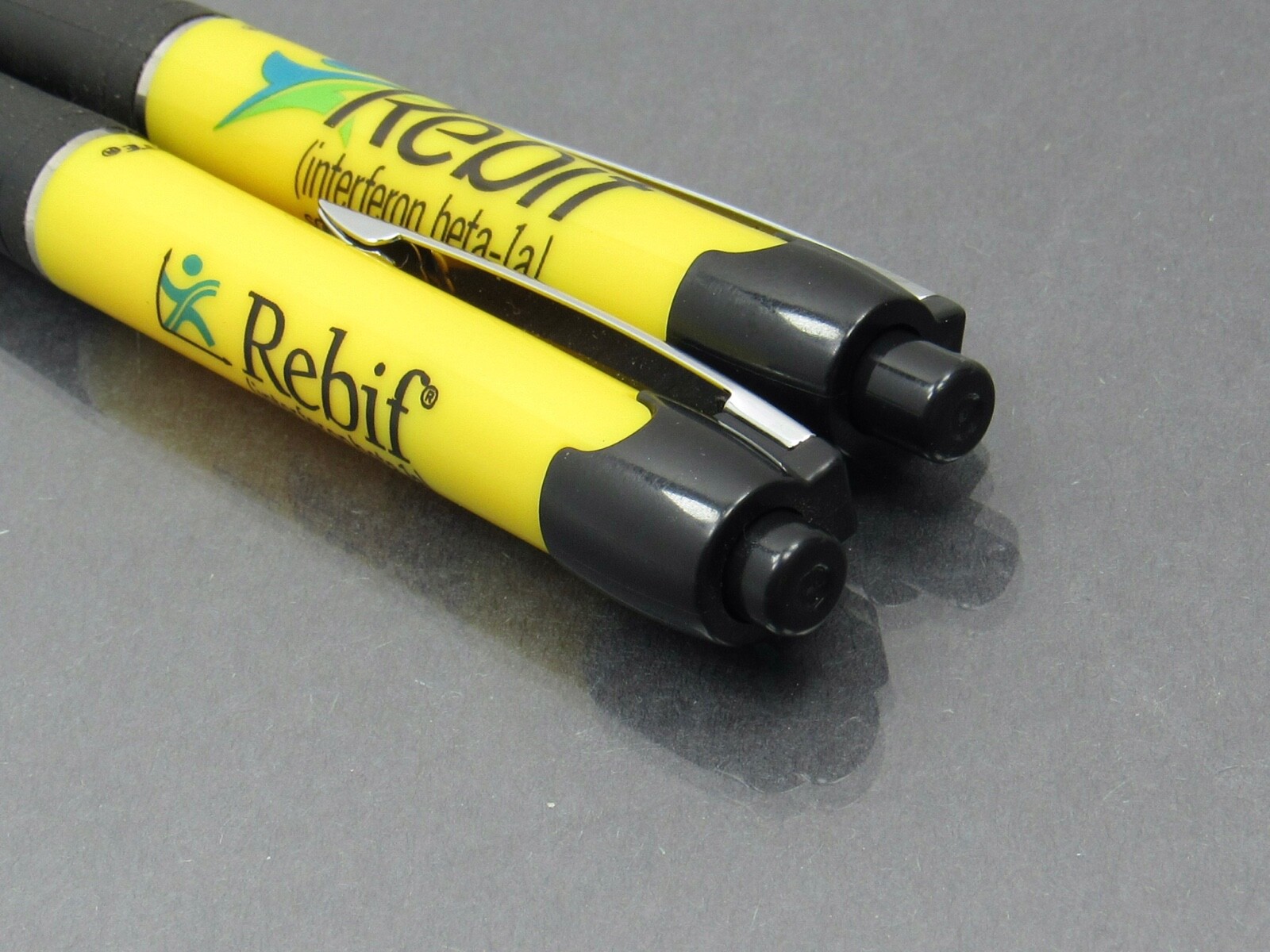 Rebif PaperMate Pens Drug Rep Pharmaceutical Promo Medical Advertising Lot of 2