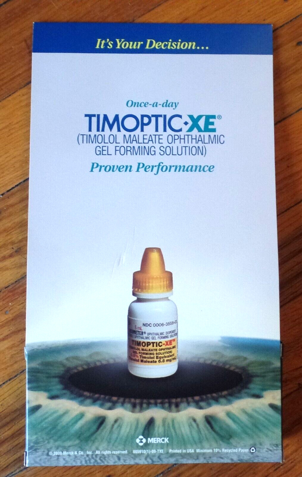 2000 START YOUR 1ST ROUND . . . PROVEN PERFORMER TIMOPTIC-XE Pharmaceutical Mail