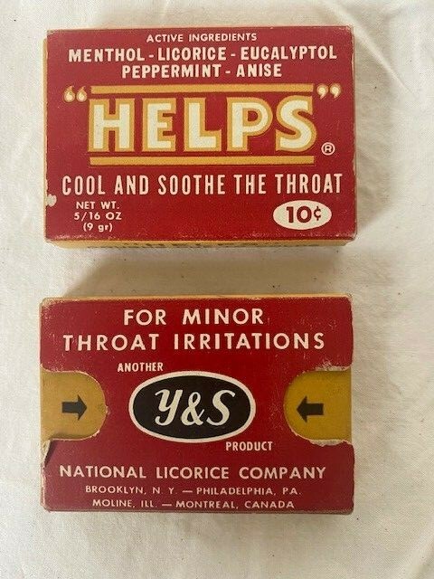 National Licorice Company – Throat Soreness Medication (Vintage Antique)
