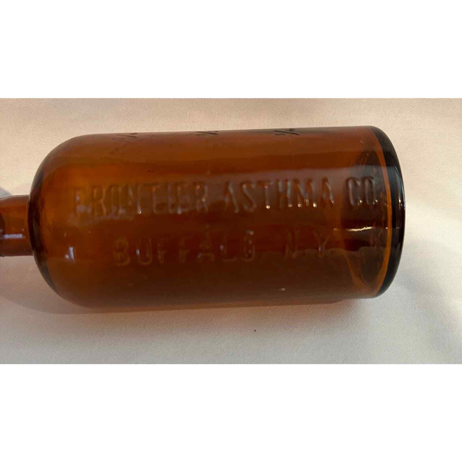 Vintage medicine bottles brown Frontier Asthma Co., Lysol, Chesebrough