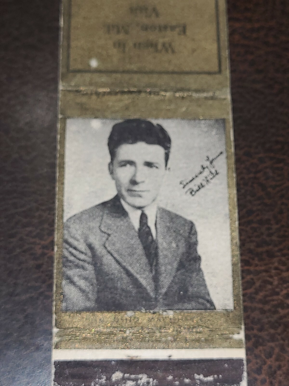 1900s Easton Md. Bill Hills Drug Store Matchbook