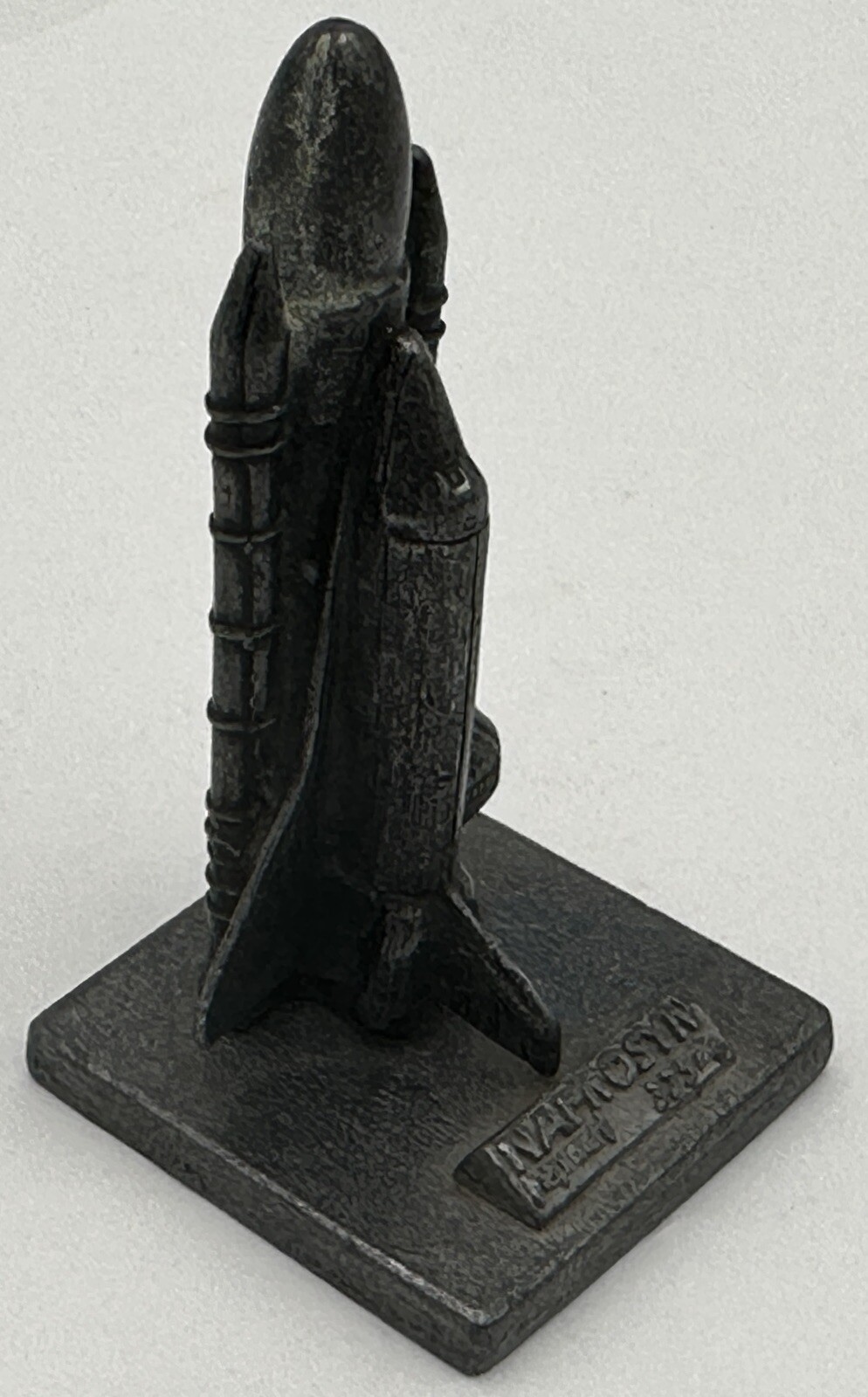 NASA Space Shuttle Miniature Pewter Figurine Naprosyn Pharmaceutical Advertising