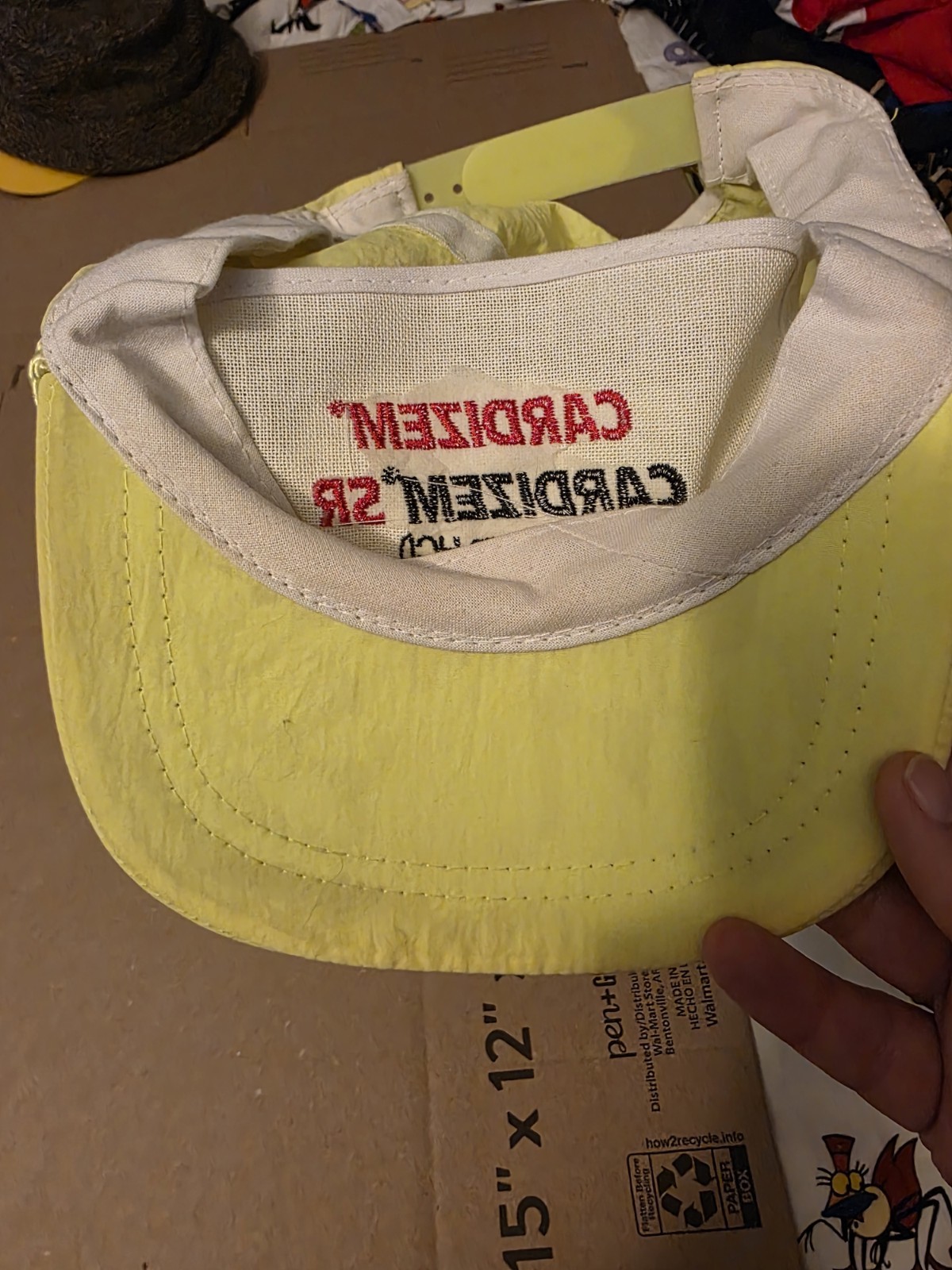 Cardizem Neon Yellow Baseball Cap Hat Rare Drug Rep Advertising Big Pharma
