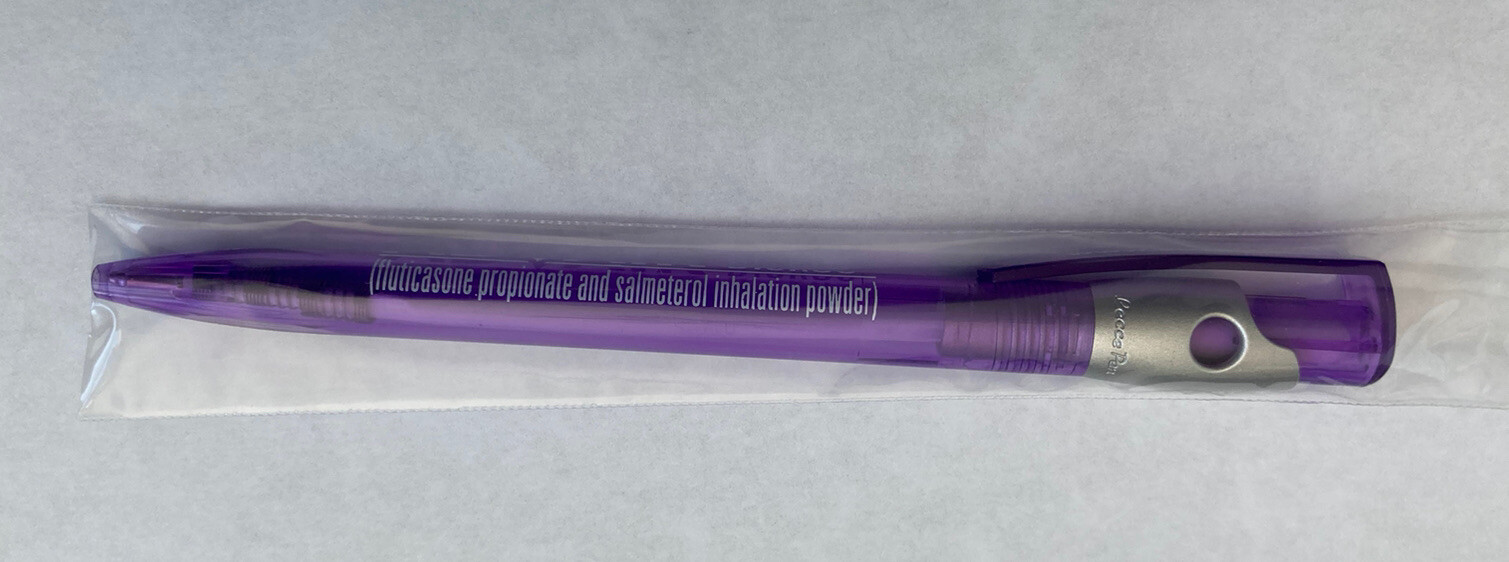 ADVAIR DISKUS Pharmaceutical Drug Rep Pen VERY RARE Advertising Collectible