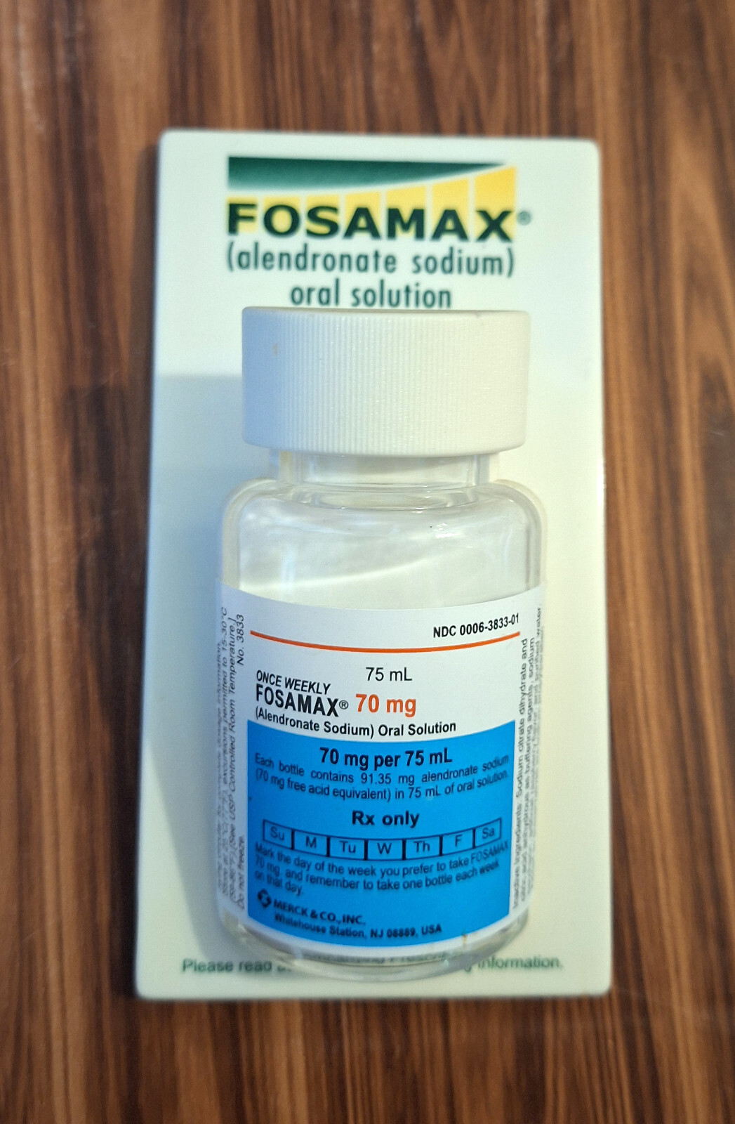 Fosamax 3D Refrigerator Magnet and Clip Drug Rep Pharmaceutical Advertising