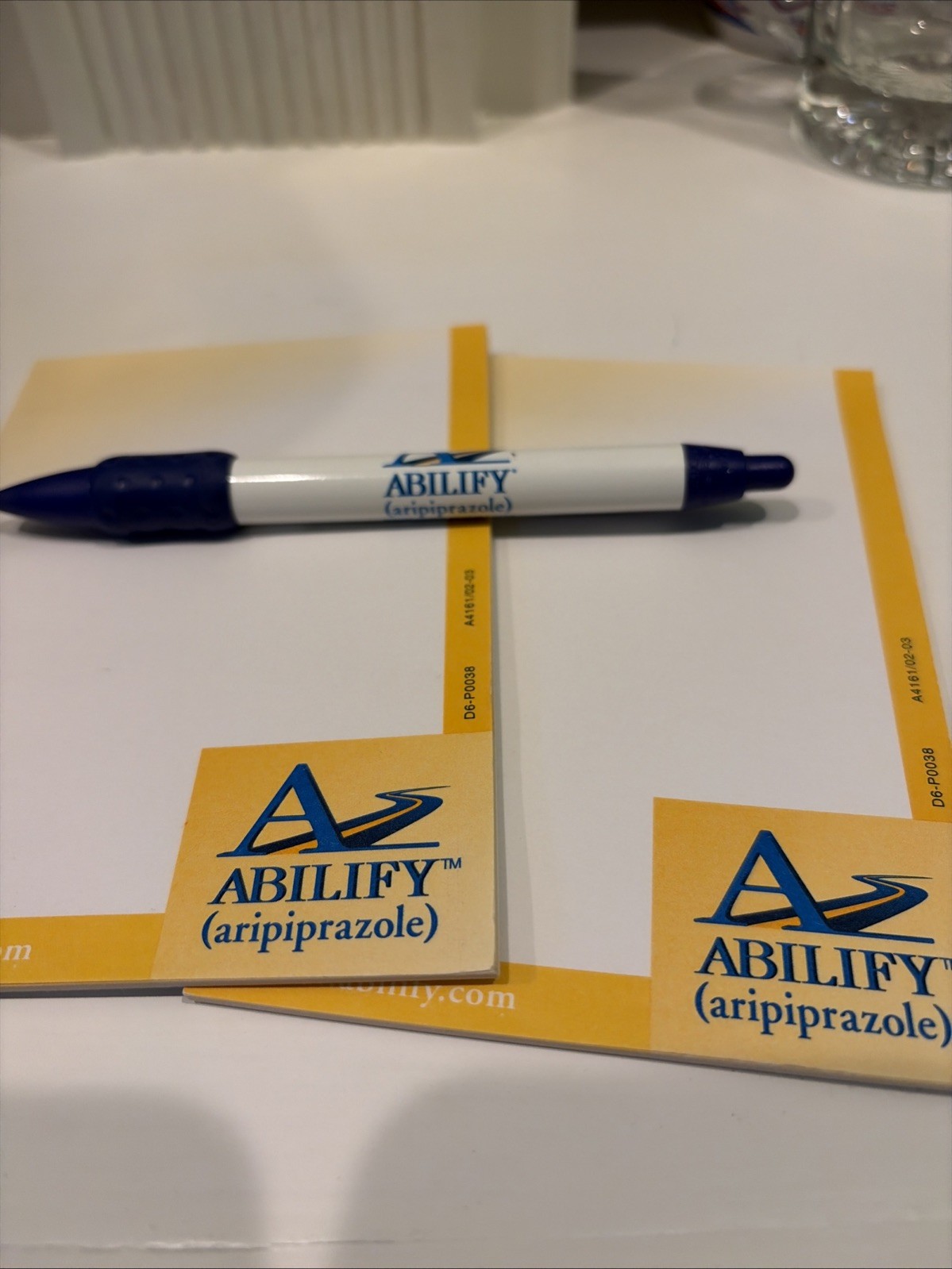 RARE Abilify Drug Rep Merchandise early 2000s come w/ two note pads and pen
